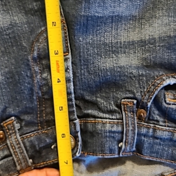 7 for all mankind style is Roxy, skinny sz.26"x 30" with 7"rise.(#897) - Picture 7 of 16